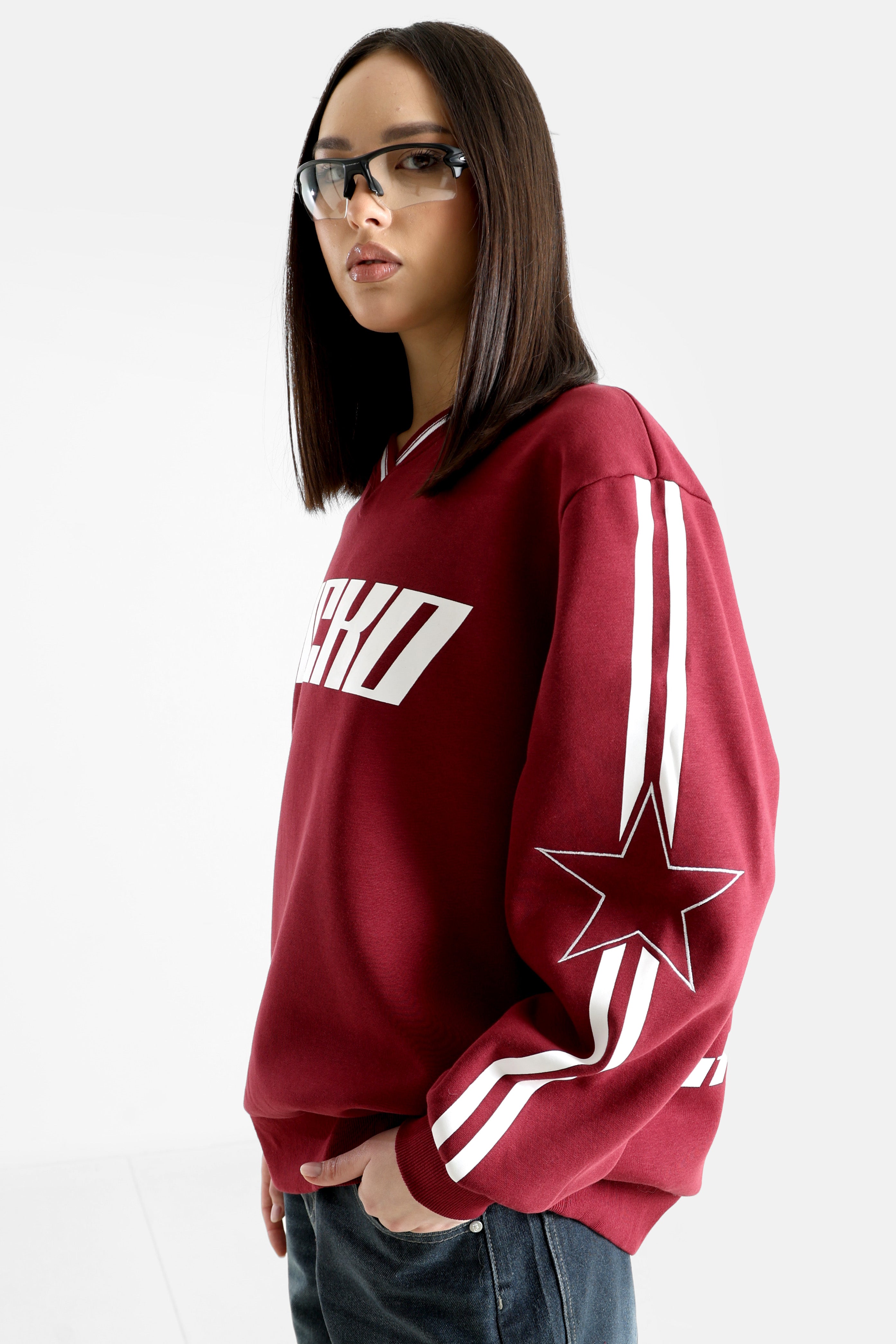 Sweatshirt - Rouge Bordeaux