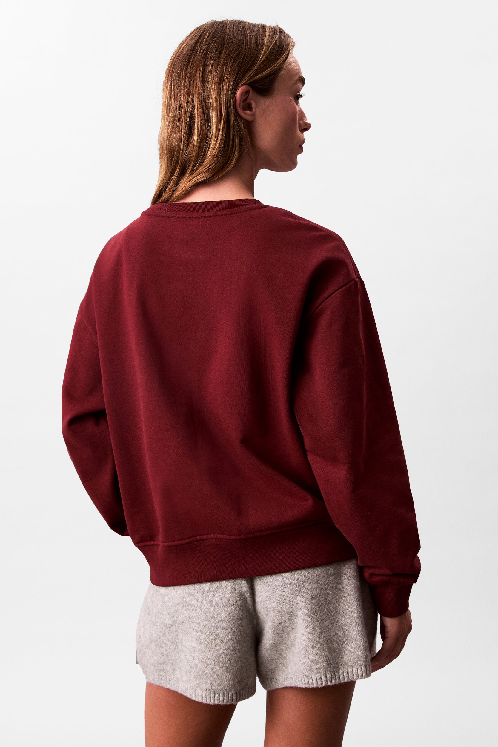 French Terry sweatshirt - Renaissance Red