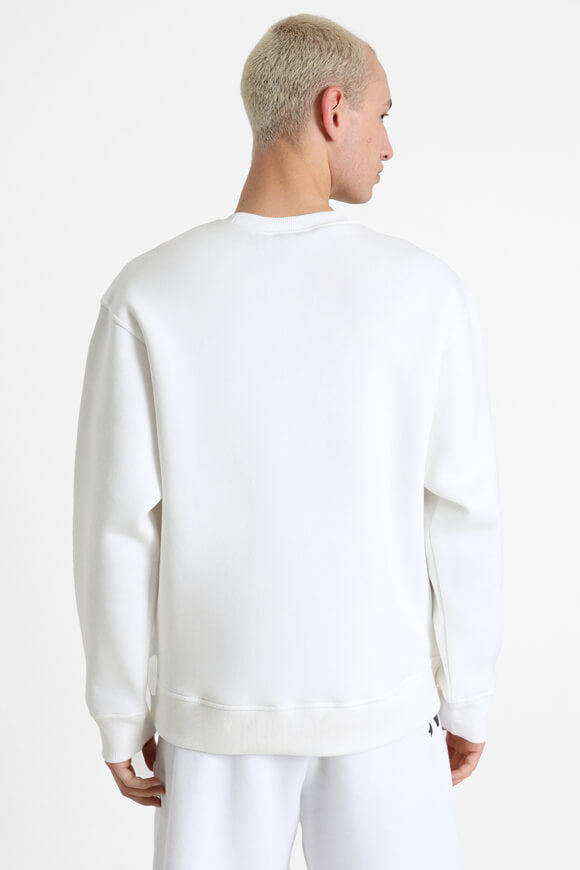 Heart Sweatshirt - Offwhite + Light Blue