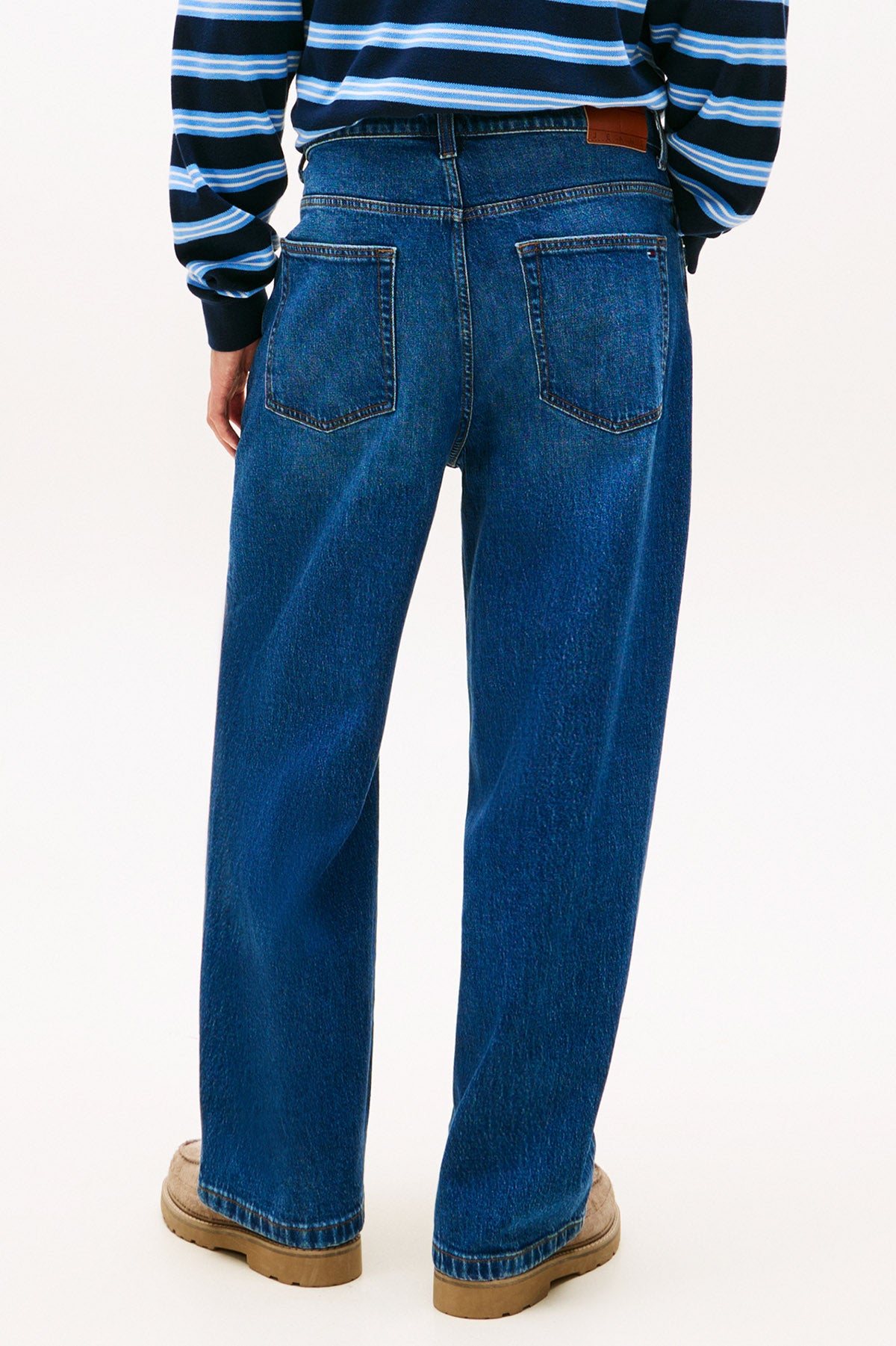 Theo Baggy Fit Jeans L32 - Dark Blue Denim