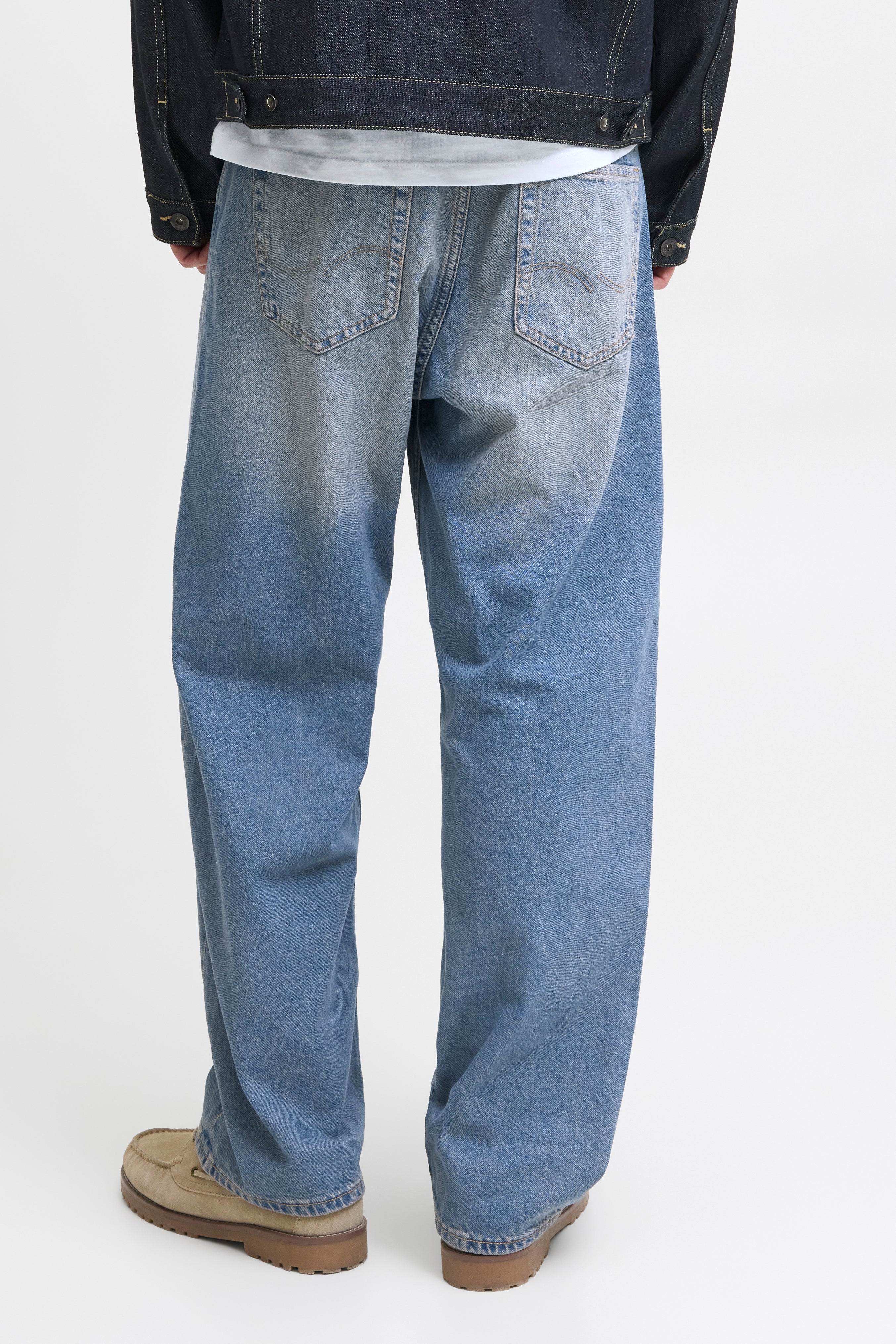 JJIALEX Jeans Baggy Fit L32 - Denim blu