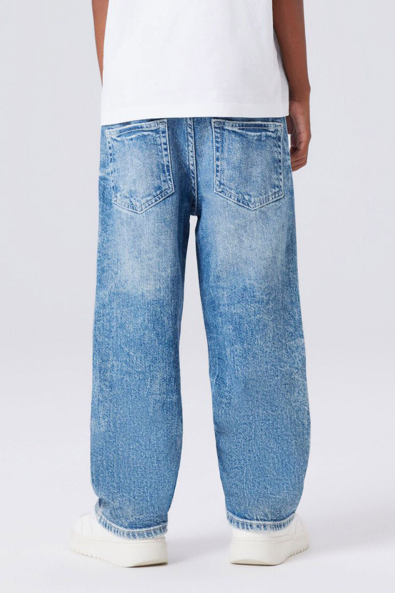 NKMYRAN jean loose fit - Medium Blue Denim
