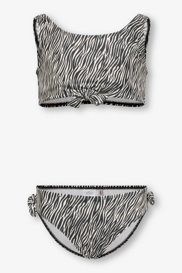 KOGBEACH bikini bralette - Cloud Dancer + Black