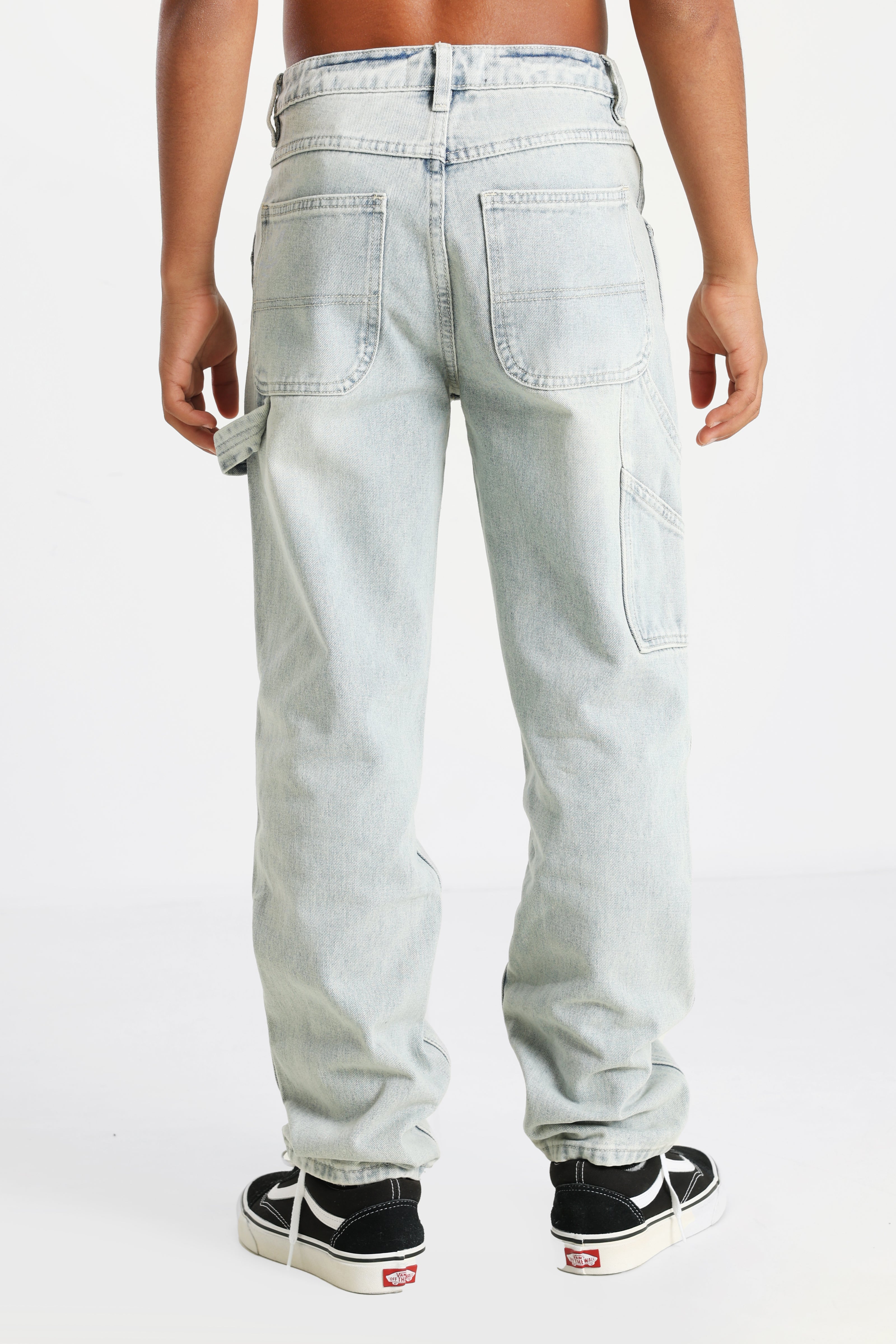 Straight fit jeans - light blue denim