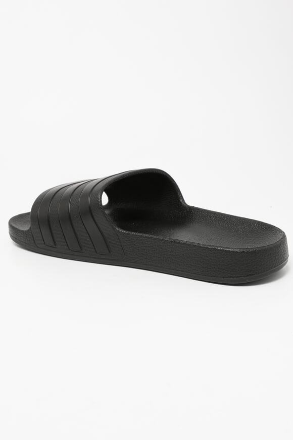 Adilette Aqua Pantoletten - Core Schwarz