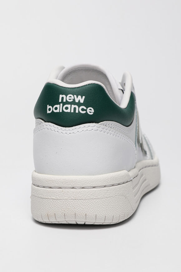 BB480 Sneaker - Weiss + Dunkelgrün