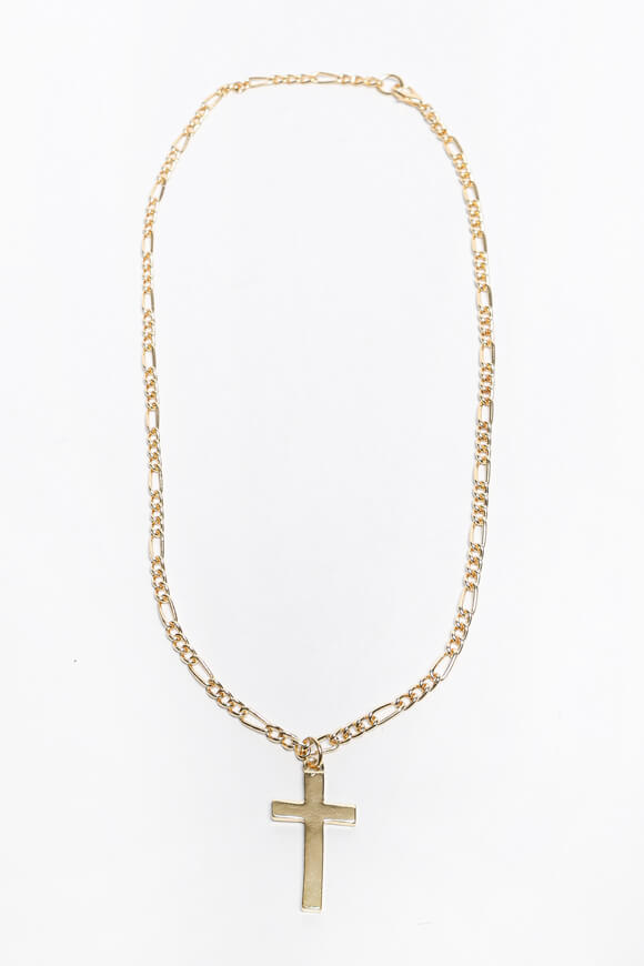 Halsketten-Set - Goldfarbe + Silber