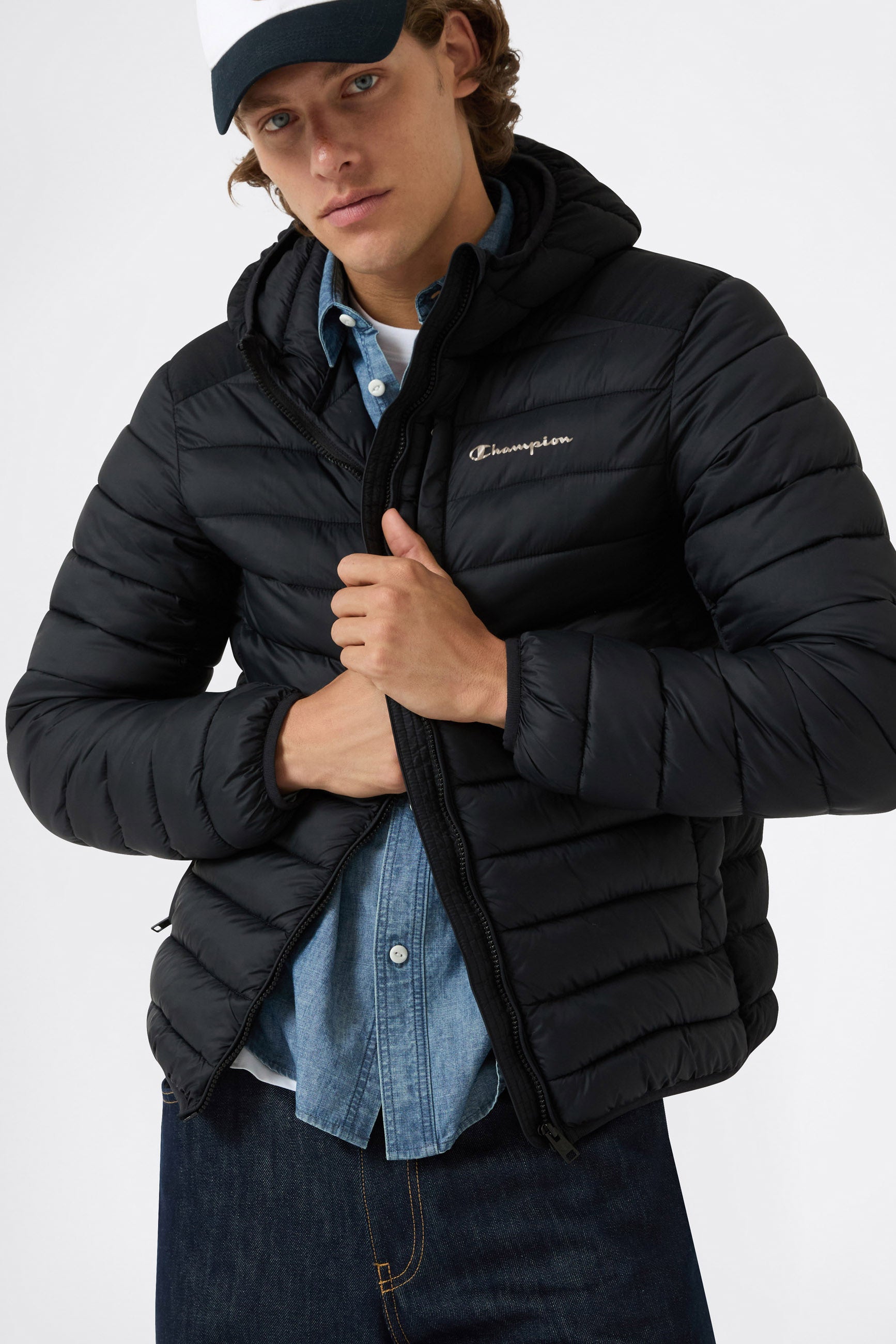 Quilted jacket - Black
