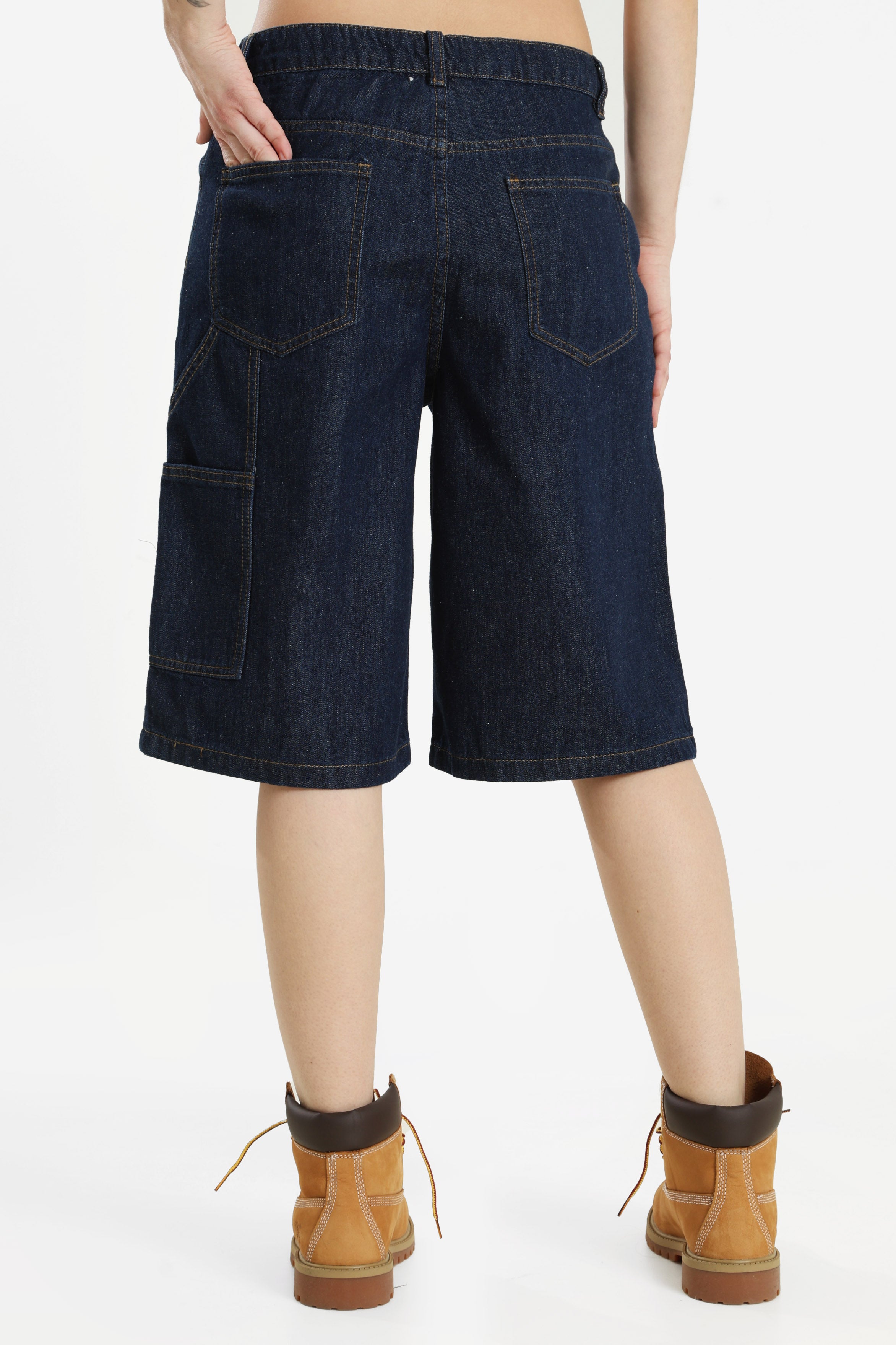 Short in denim - Raw Denim