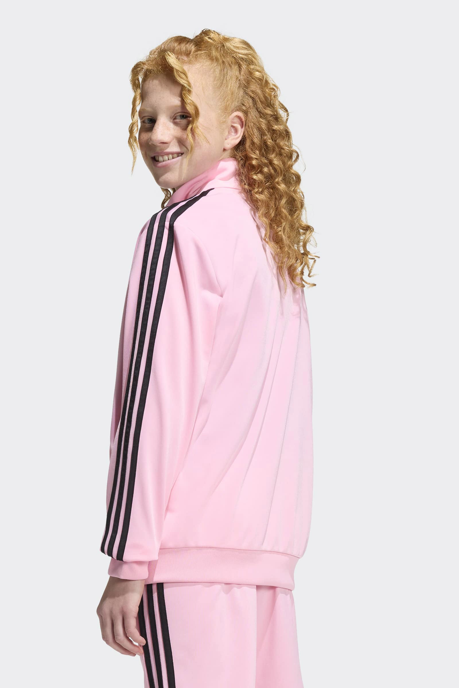 Track jacket - Light Pink + Black