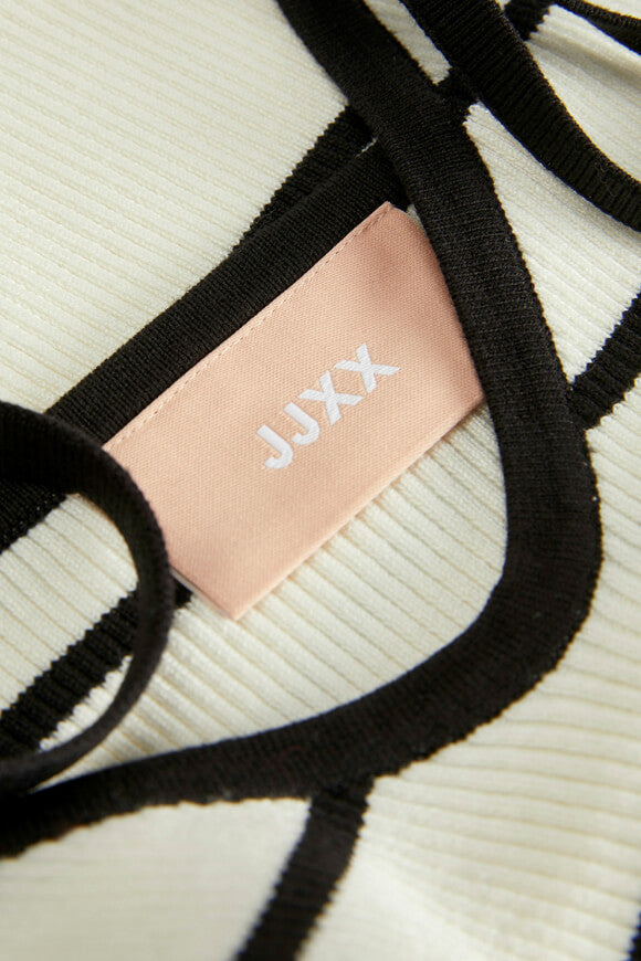 Esther Crop Striped Top - Vanilla Ice