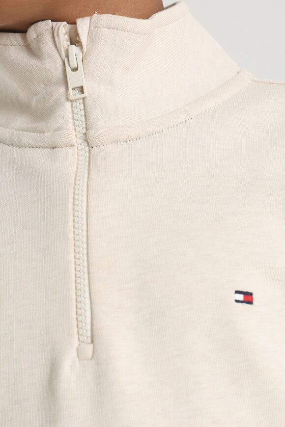 Essential Half Zip Sweatshirt - Calico Heather