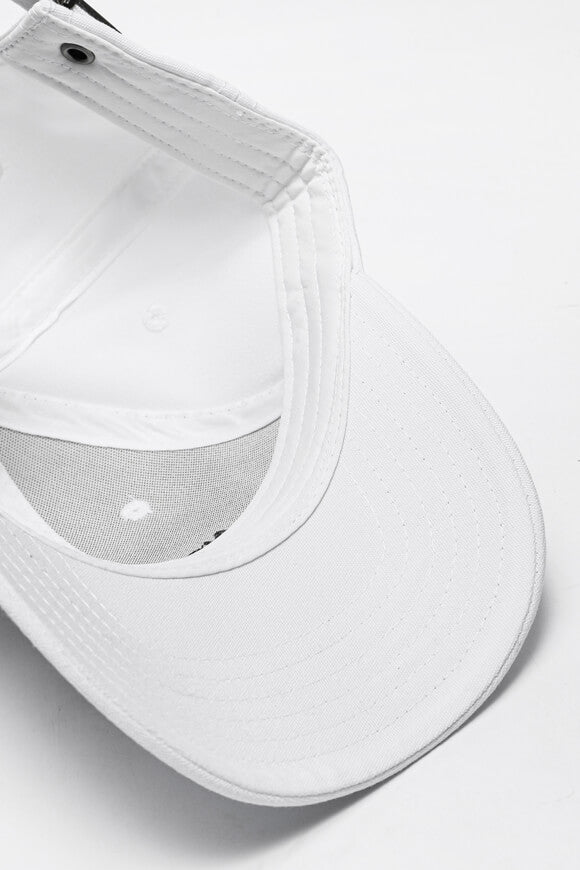 Strapback Cap - White + Black