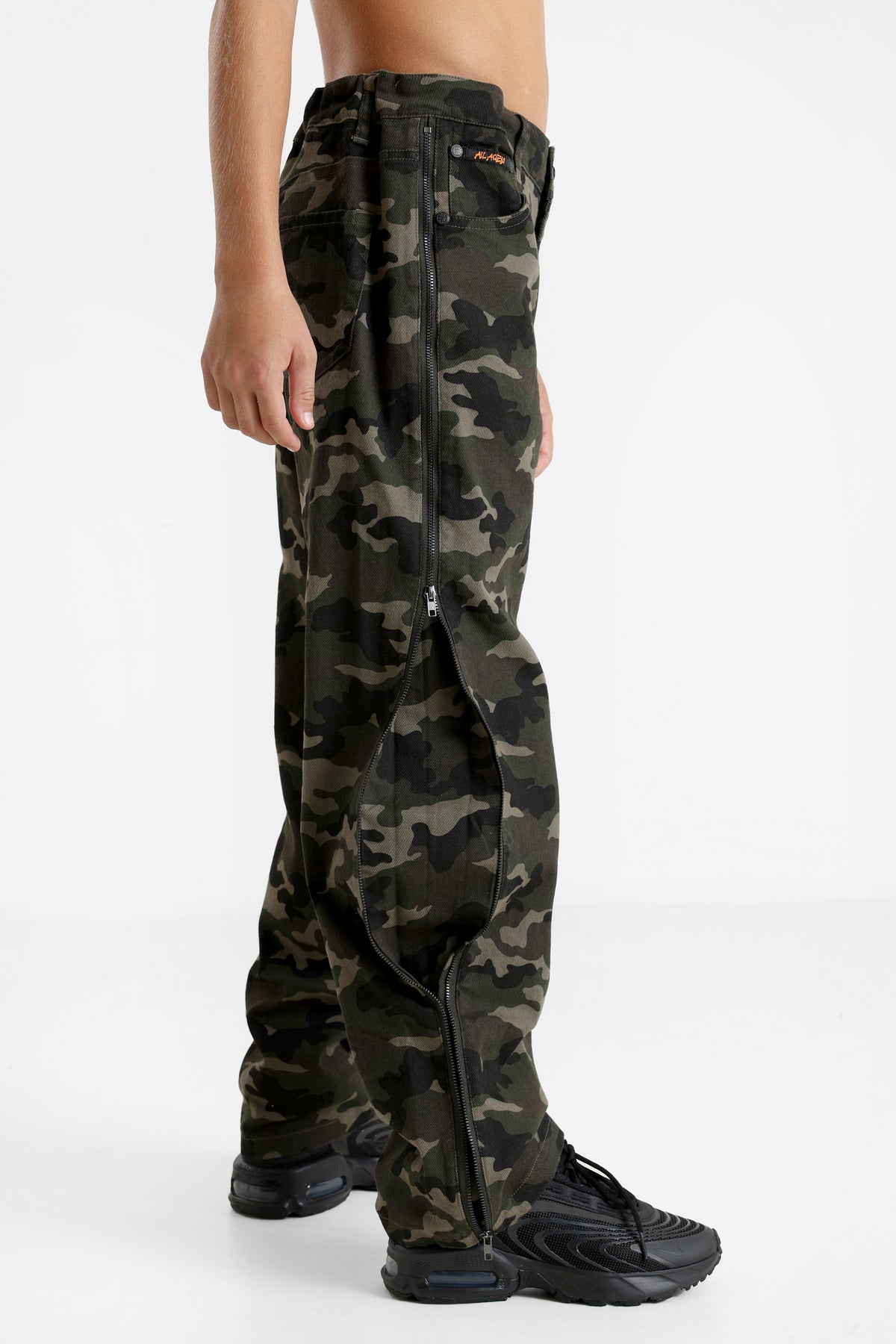 Pantalon en tissu - Vert Camouflage