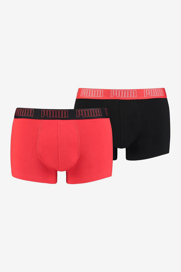 Doppelpack Boxershorts - Black + Red