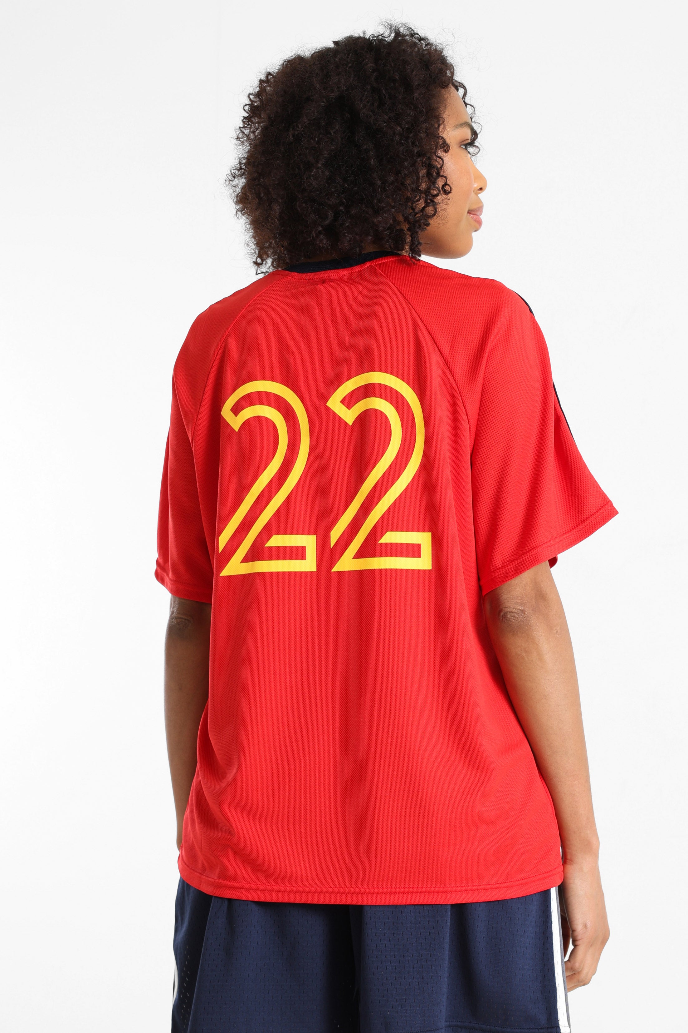 T-Shirt - Rouge + Bleu Foncé