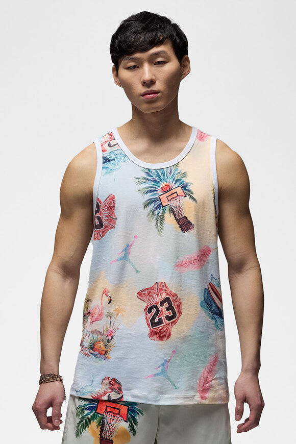 Tanktop - White + Multicolor