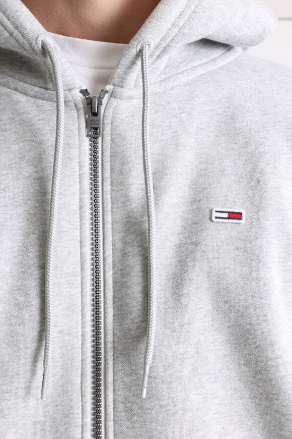 Hooded zip-up sweatshirt - Light Heather Grey