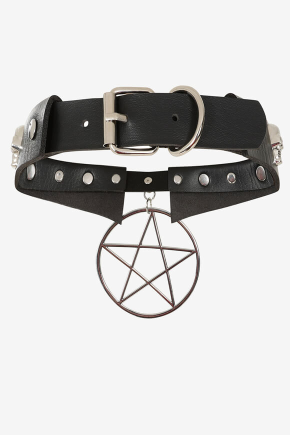 Collier ras de cou - Black + Silver