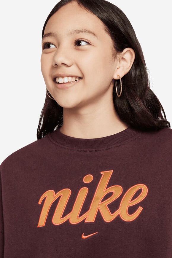 Sportswear Club Fleece loose sweatshirt - Burgundy Crush