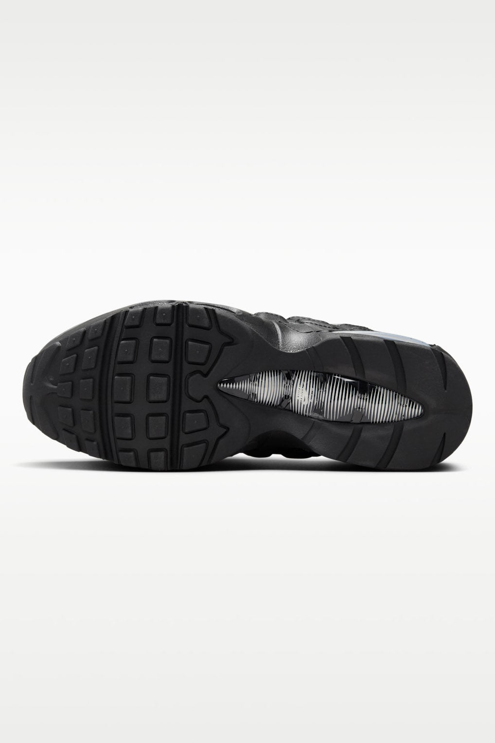 Air Max 95 Big Bubble Sneaker - Black + Metallic Silver