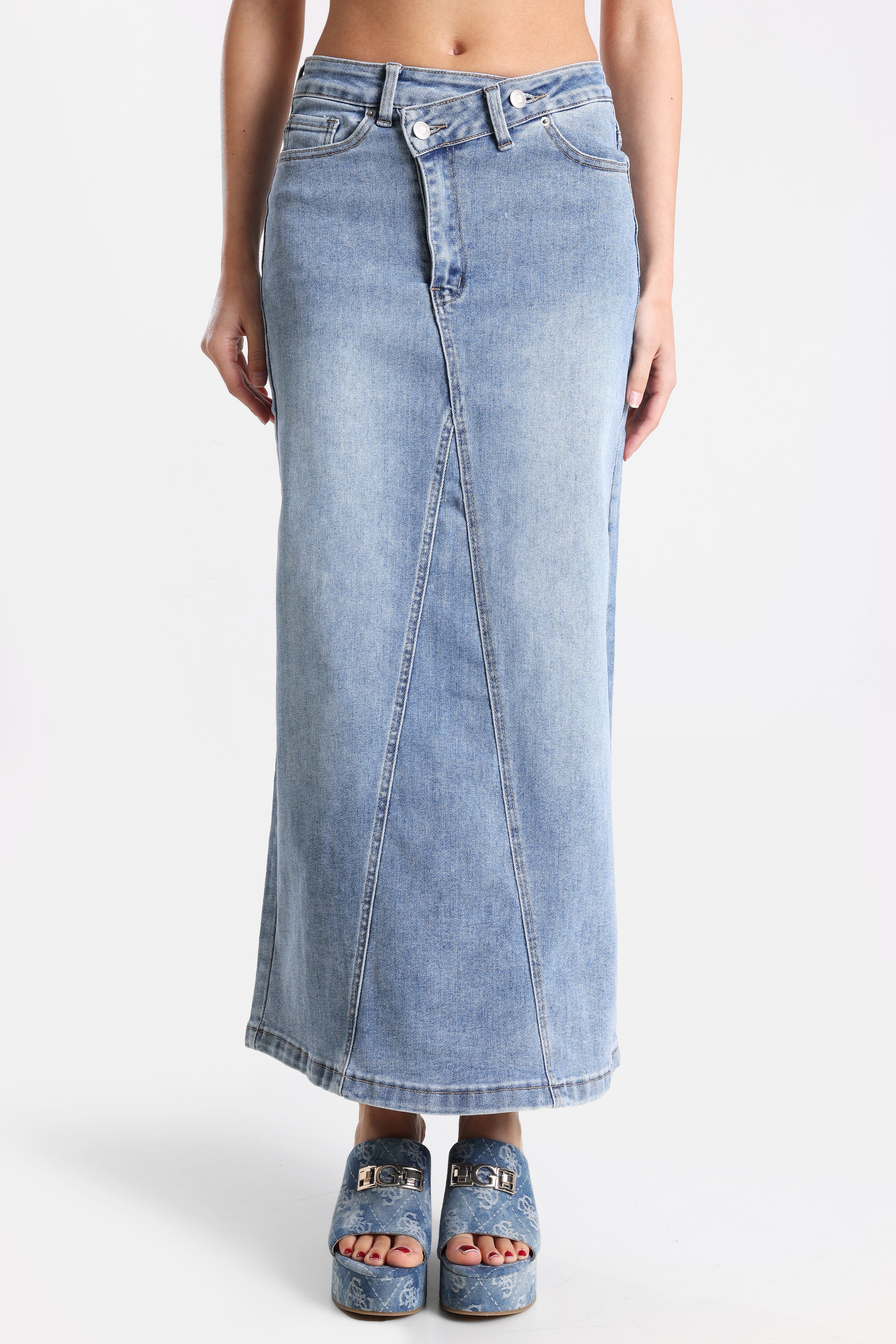 Jeans Maxirock - Blue