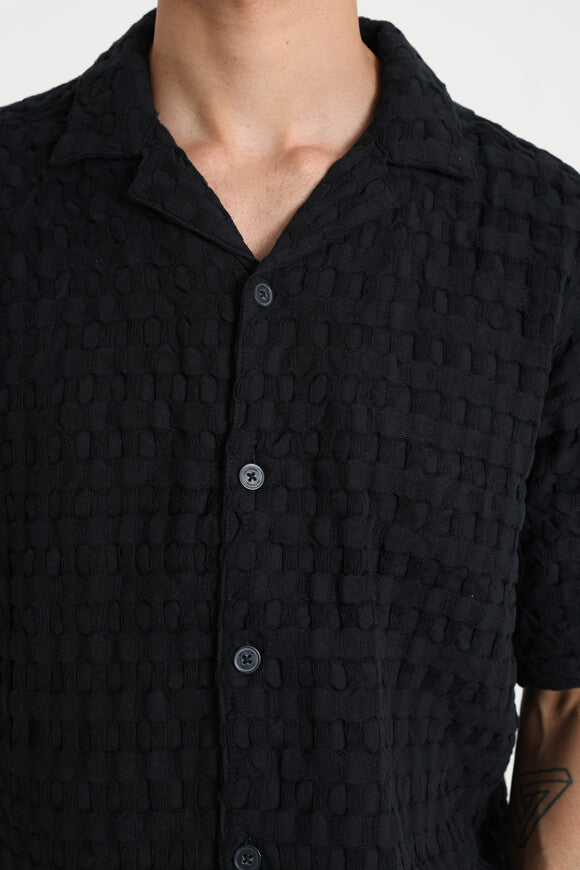 ONSBRADDOCK chemise en tissu structuré - Jet Black