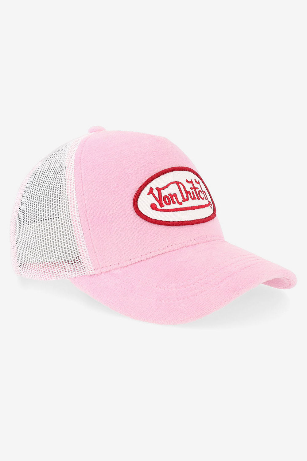 Kylie Trucker Samt Cap / Snapback - Light Pink