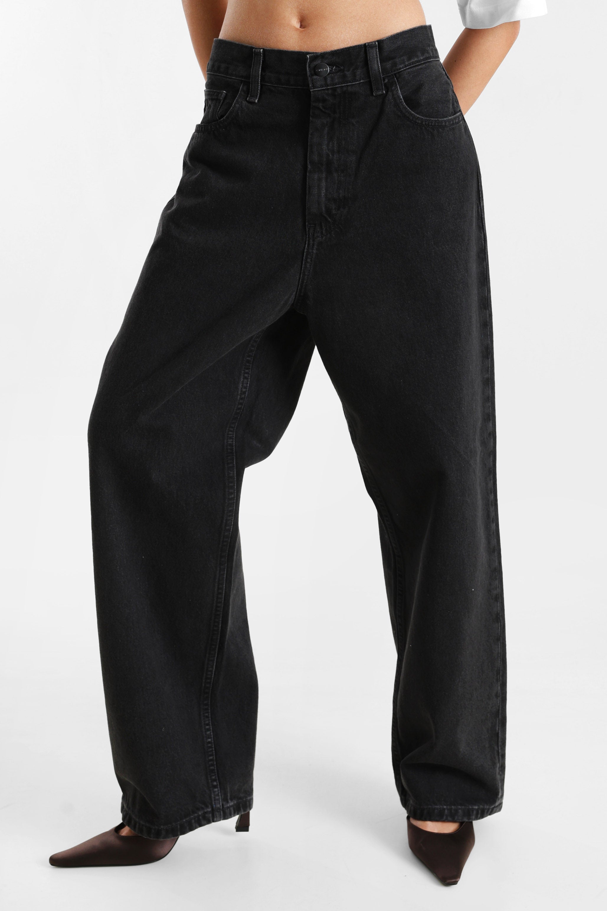 Brandon Loose Fit Jeans - Black