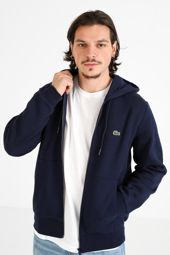 Kapuzensweatjacke - Navy