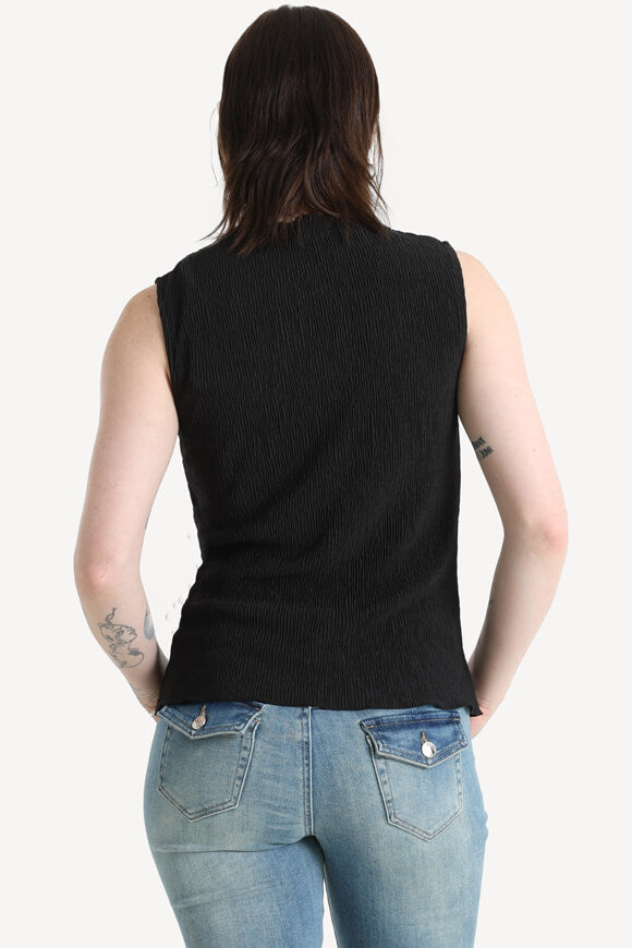 PCFLORA Strukturiertes Top - Black