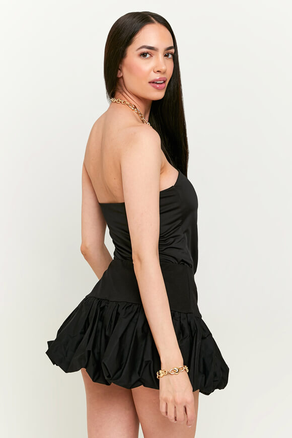 Bandeau Crop Top - Black