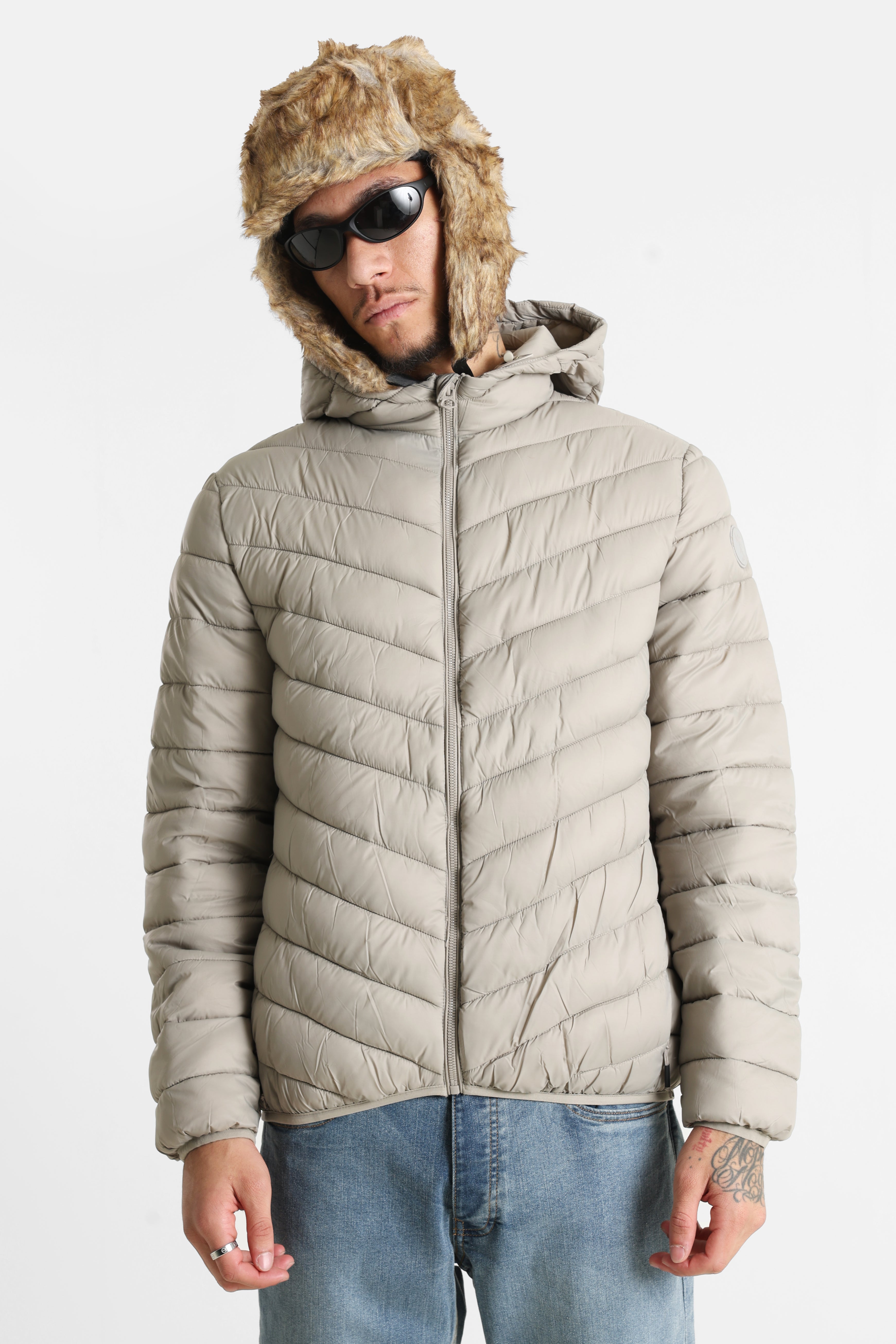 Veste légère matelassée - Stone