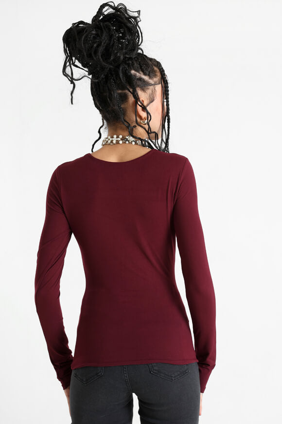 Long sleeve shirt - Bordeaux