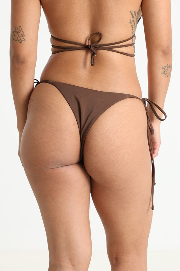 Bas de bikini - Brun foncé