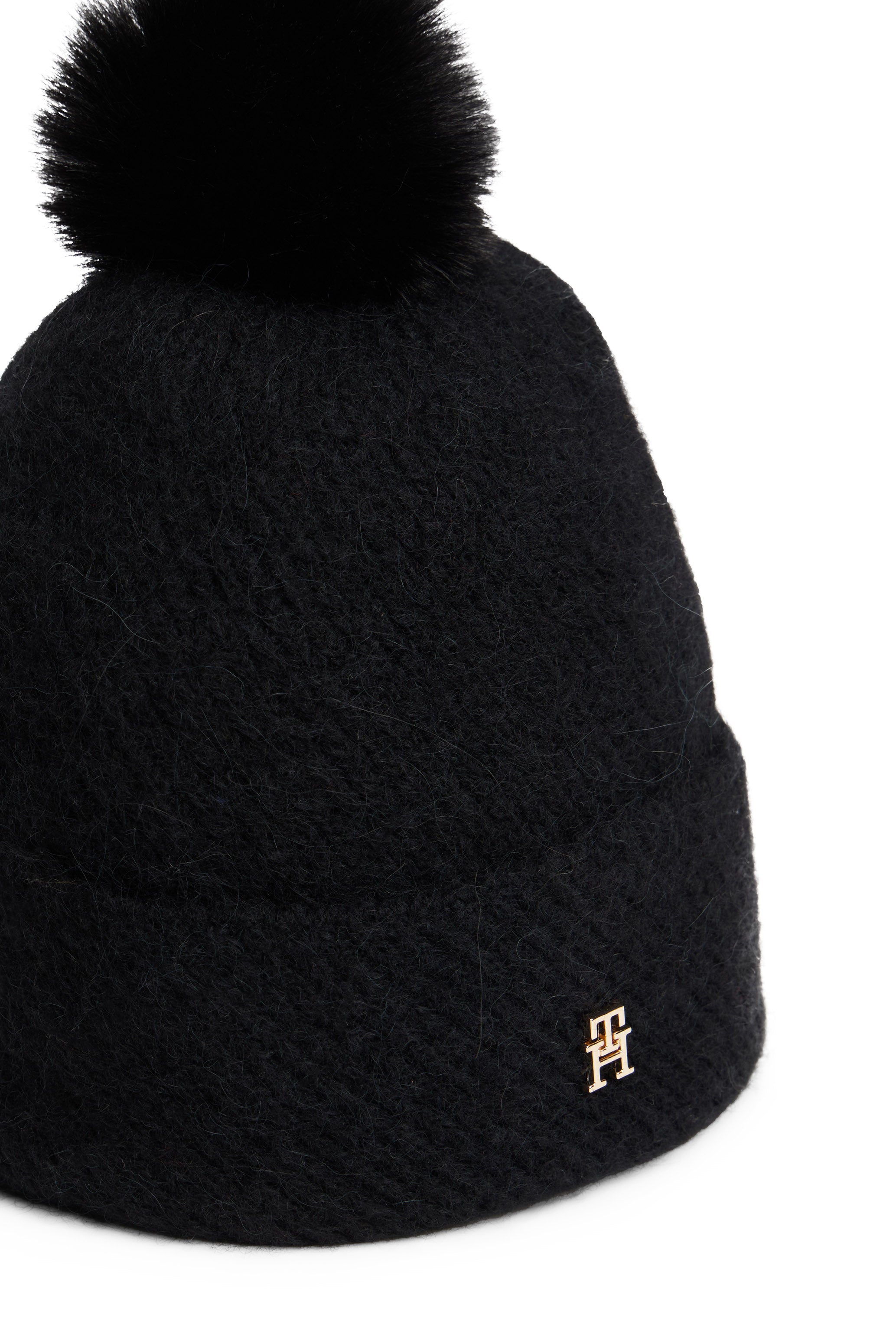Bonnet à pompon - Black