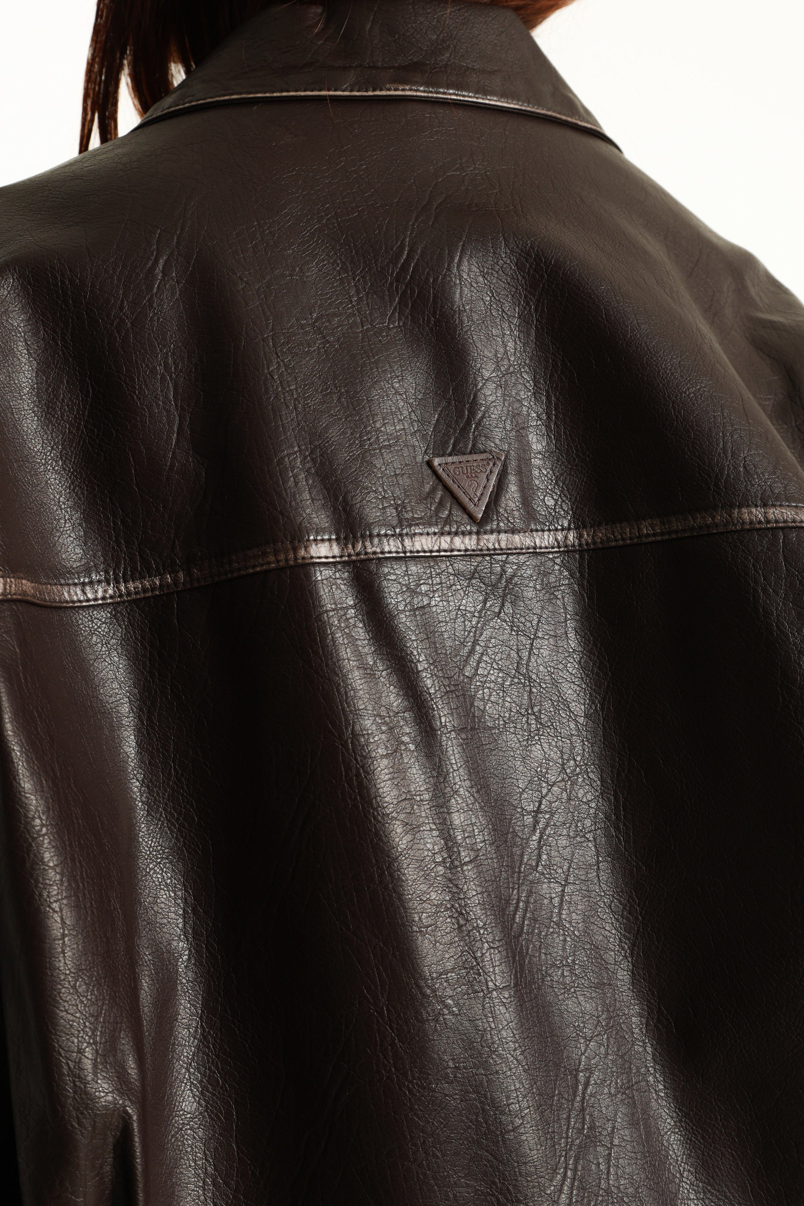 Kunstlederjacke - Chocco Brown
