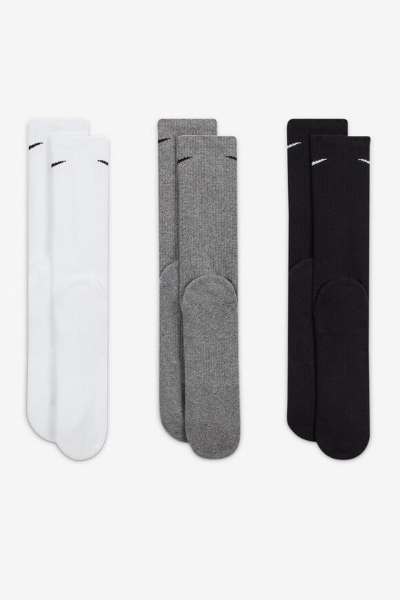 Lot de 3 paires de chaussettes - White + Grey Heather + Black