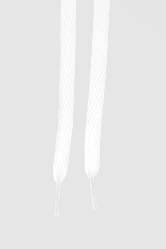 Lacets plats - Blanc