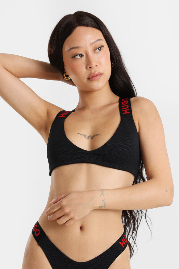 Dotti triangle bikini top - Black