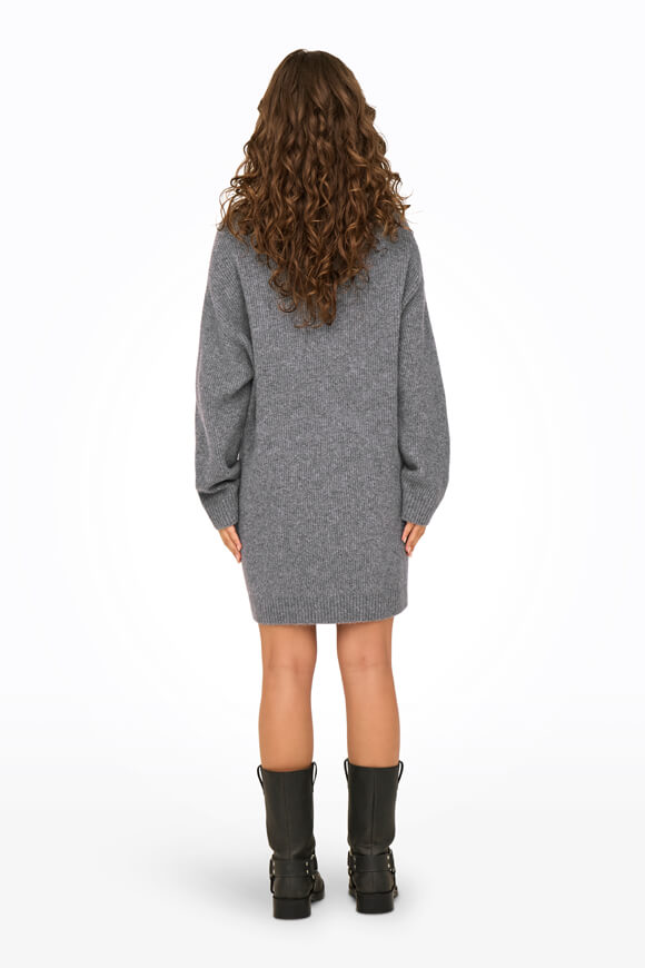 Alpha oversize knitted sweater - Medium Grey Melange