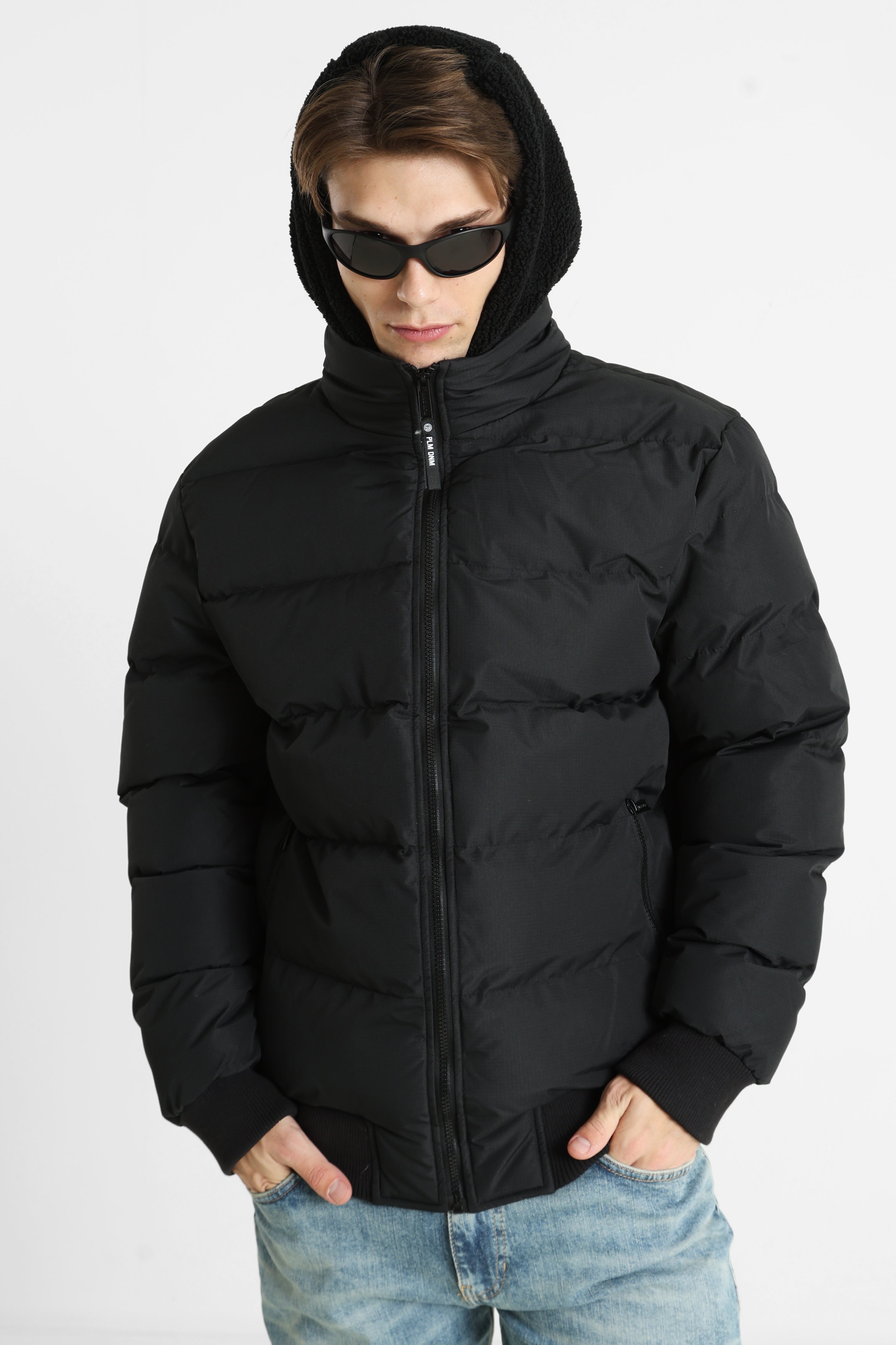 Veste bomber matelassée - Black