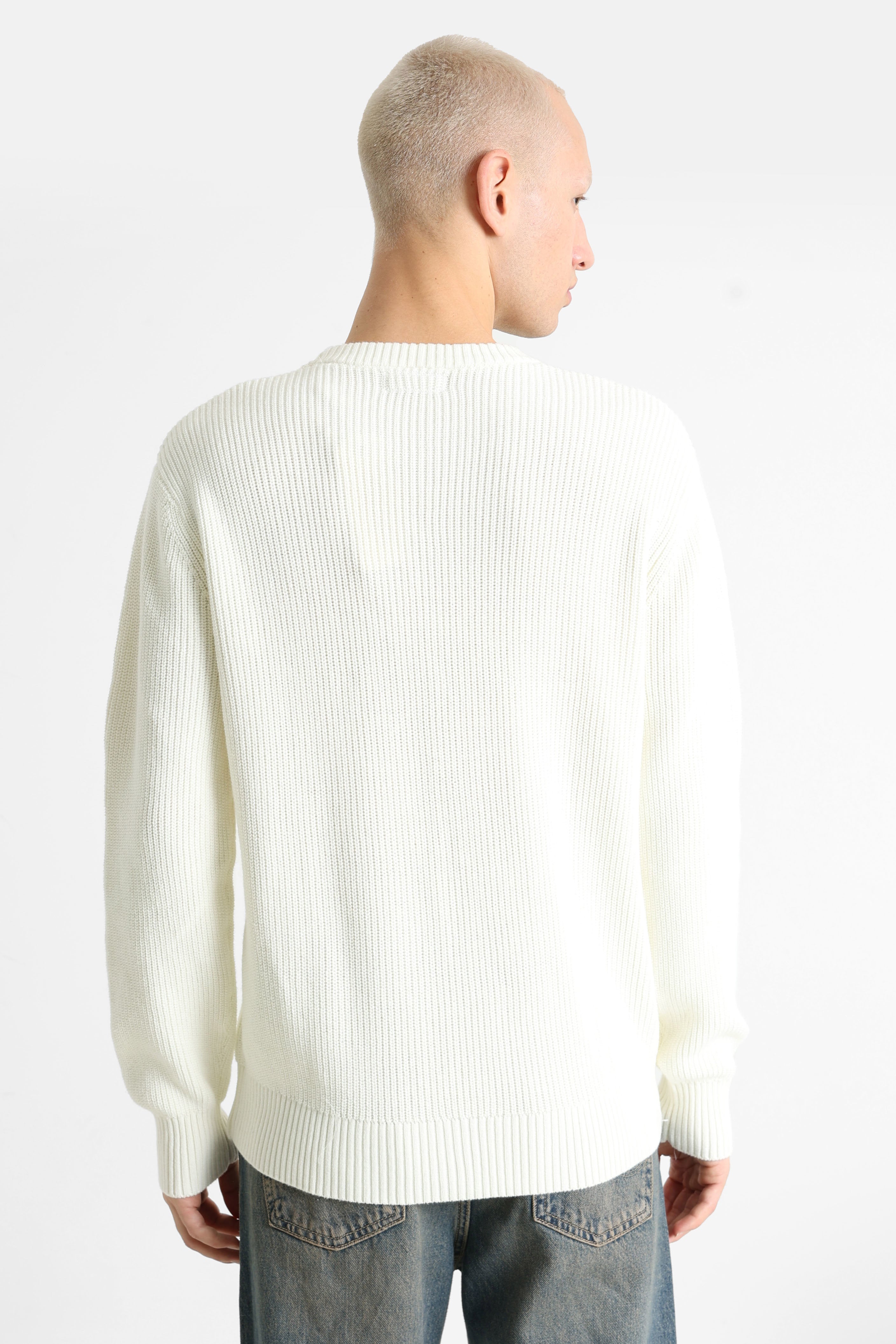 Knitted sweater - Warm White