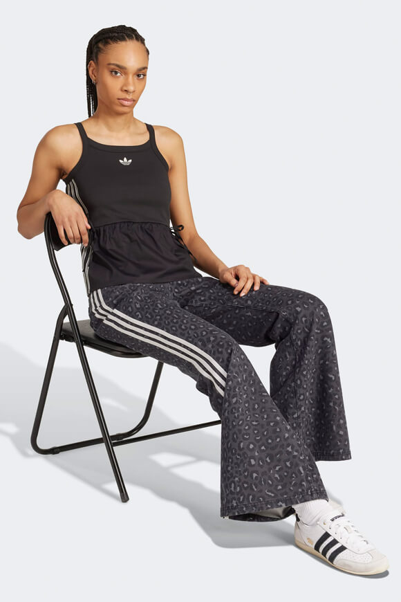 Top con spalline sottili - Black
