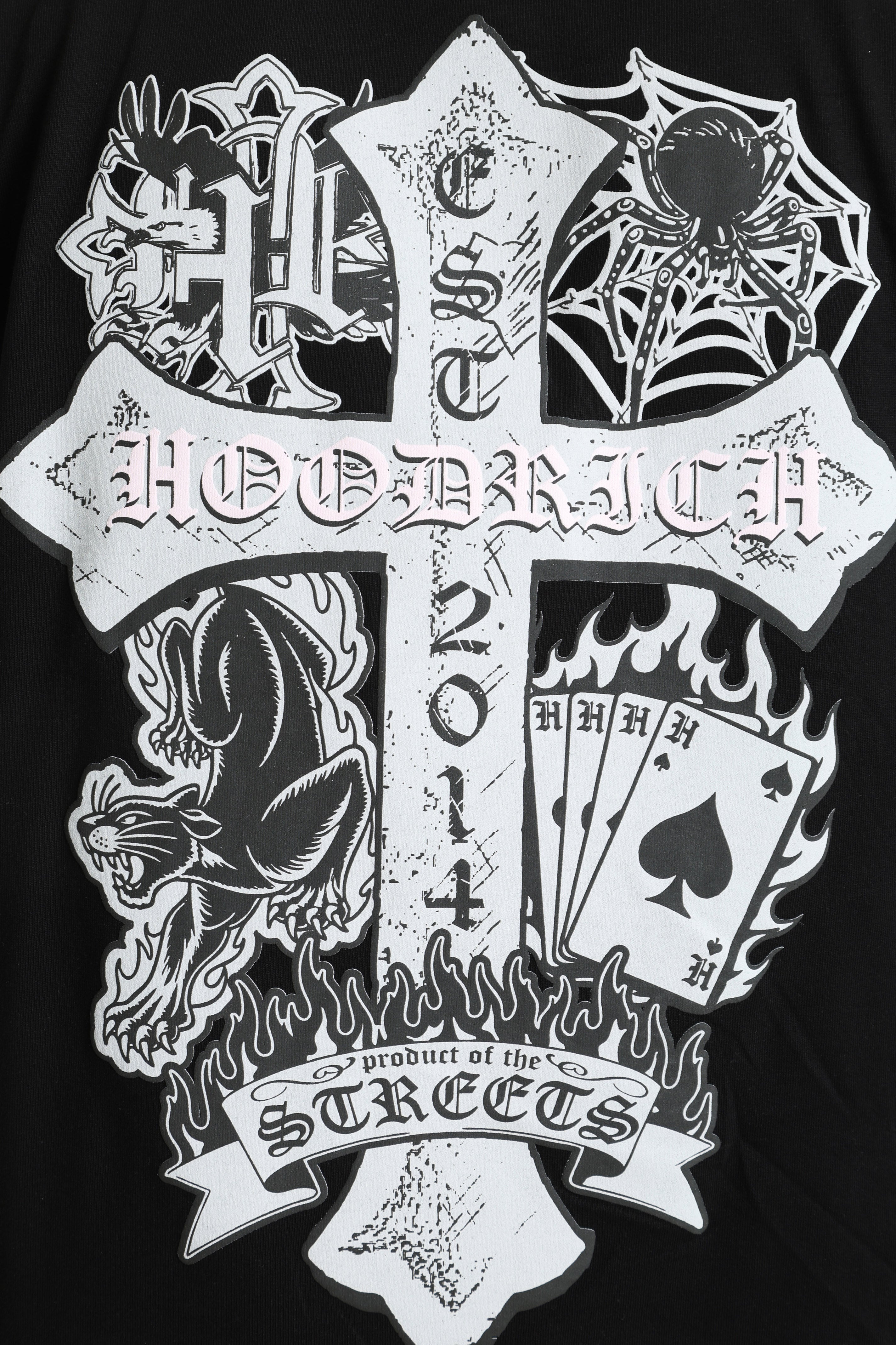 Cross t-shirt ample - Black