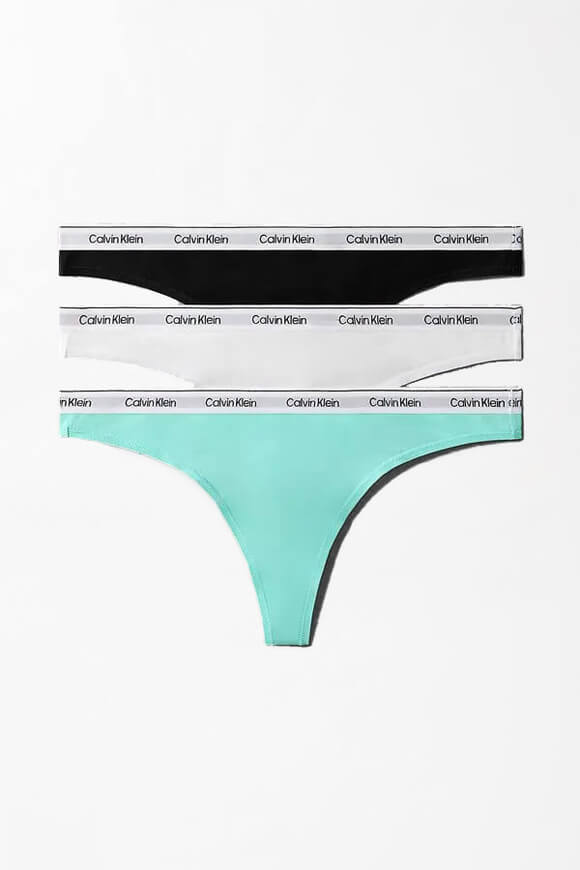 Confezione da tre corde - Nero + Blu Beau + Bianco