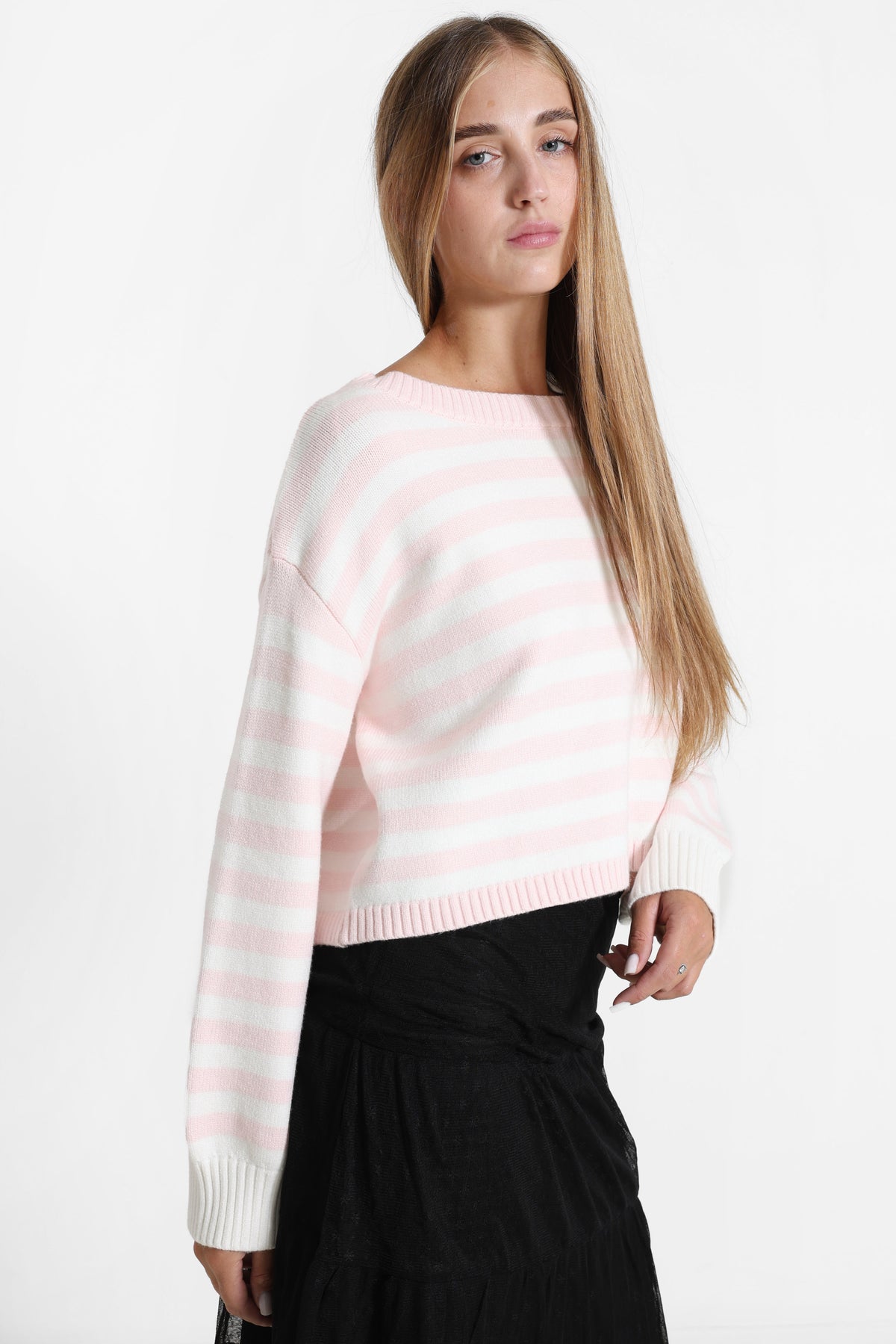 Maglione ampio in maglia