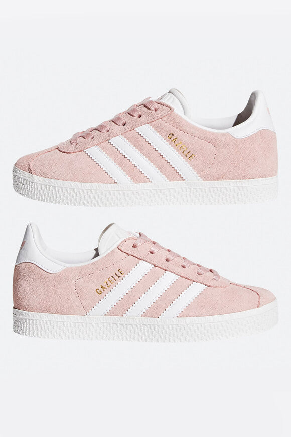 Gazelle Kids Sneaker - Icey Pink + Cloud White + Gold Metallic