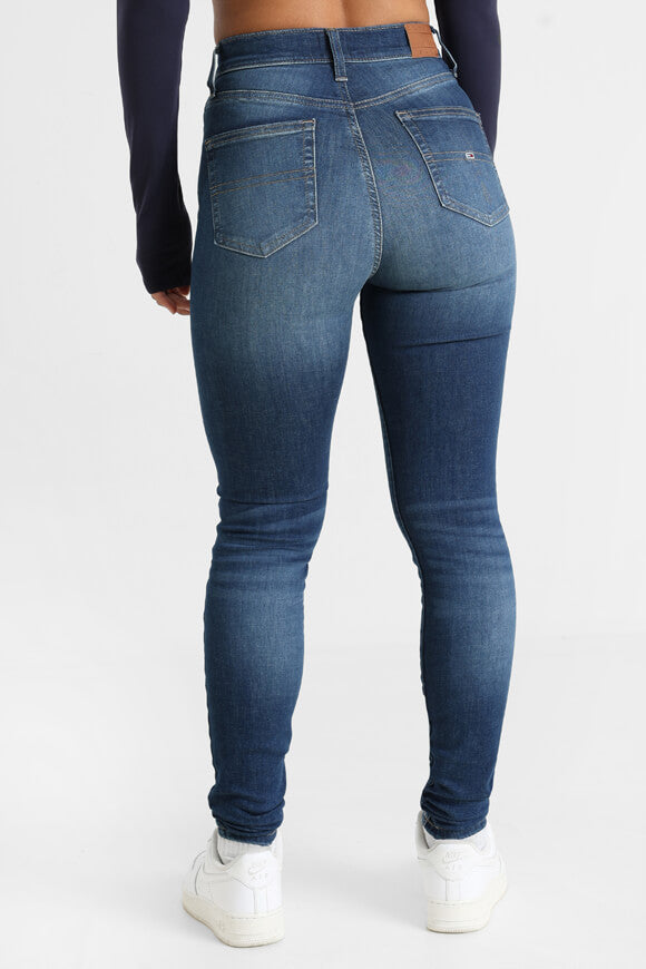 Sylvia High Waist Skinny Jeans L32 - Dark Blue
