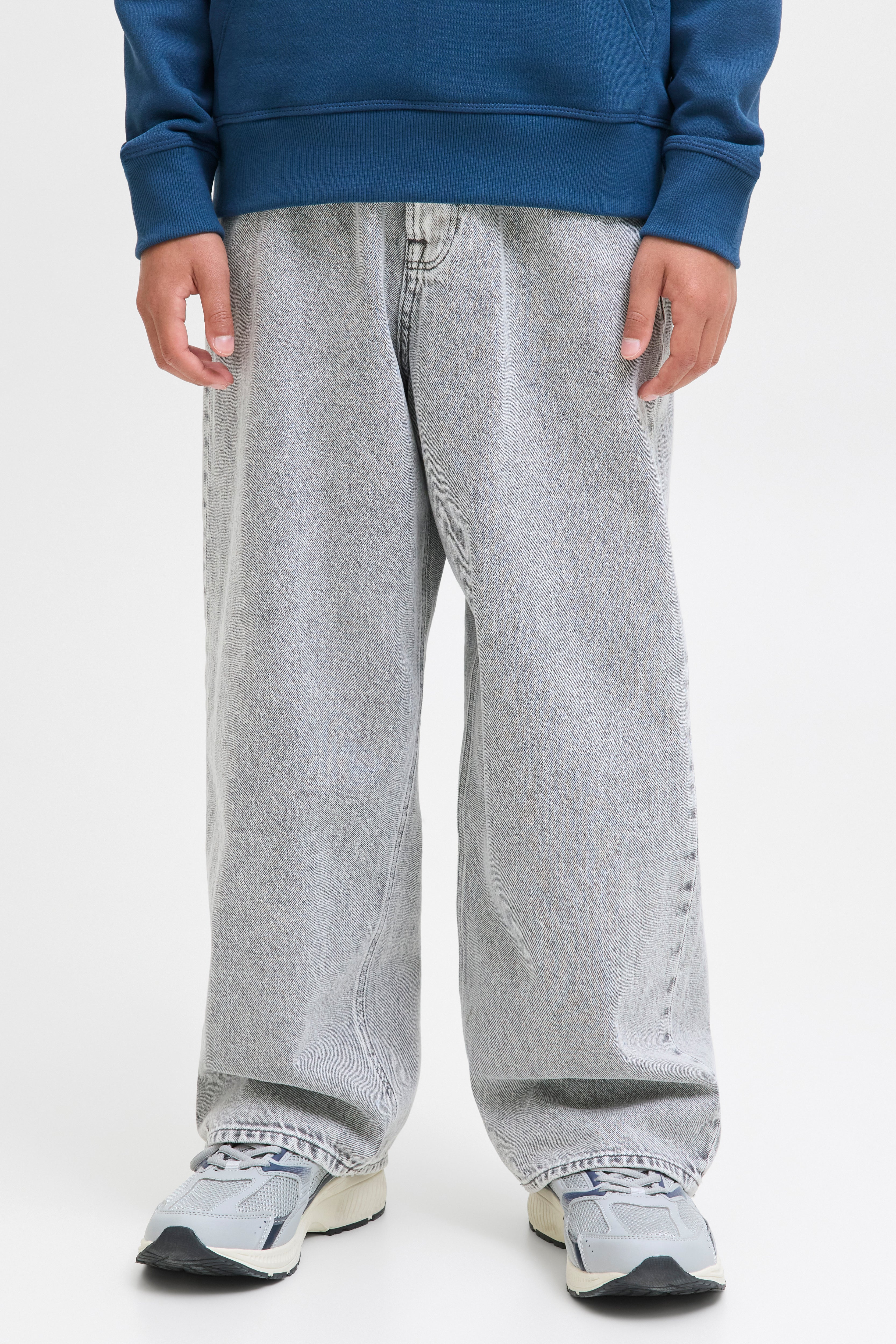 Ron Extra Baggy Fit Jeans - Grey Denim